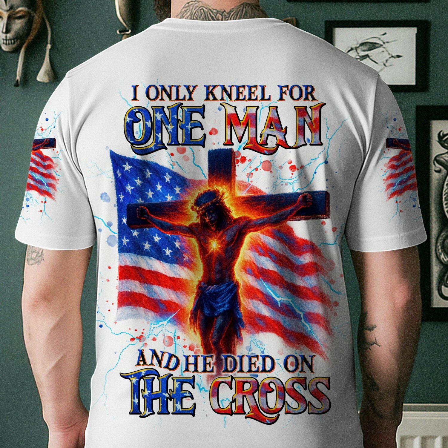 I Only Kneel For One Man Men's All Over Print Shirt - Tlnt2705254