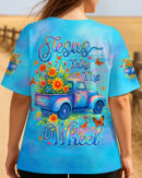Jesus Take The Wheel Women's All Over Print Shirt - Ỵhlt1706253