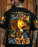 One Nation Under God Warrior Men's All Over Print Shirt - Yhhn1106252
