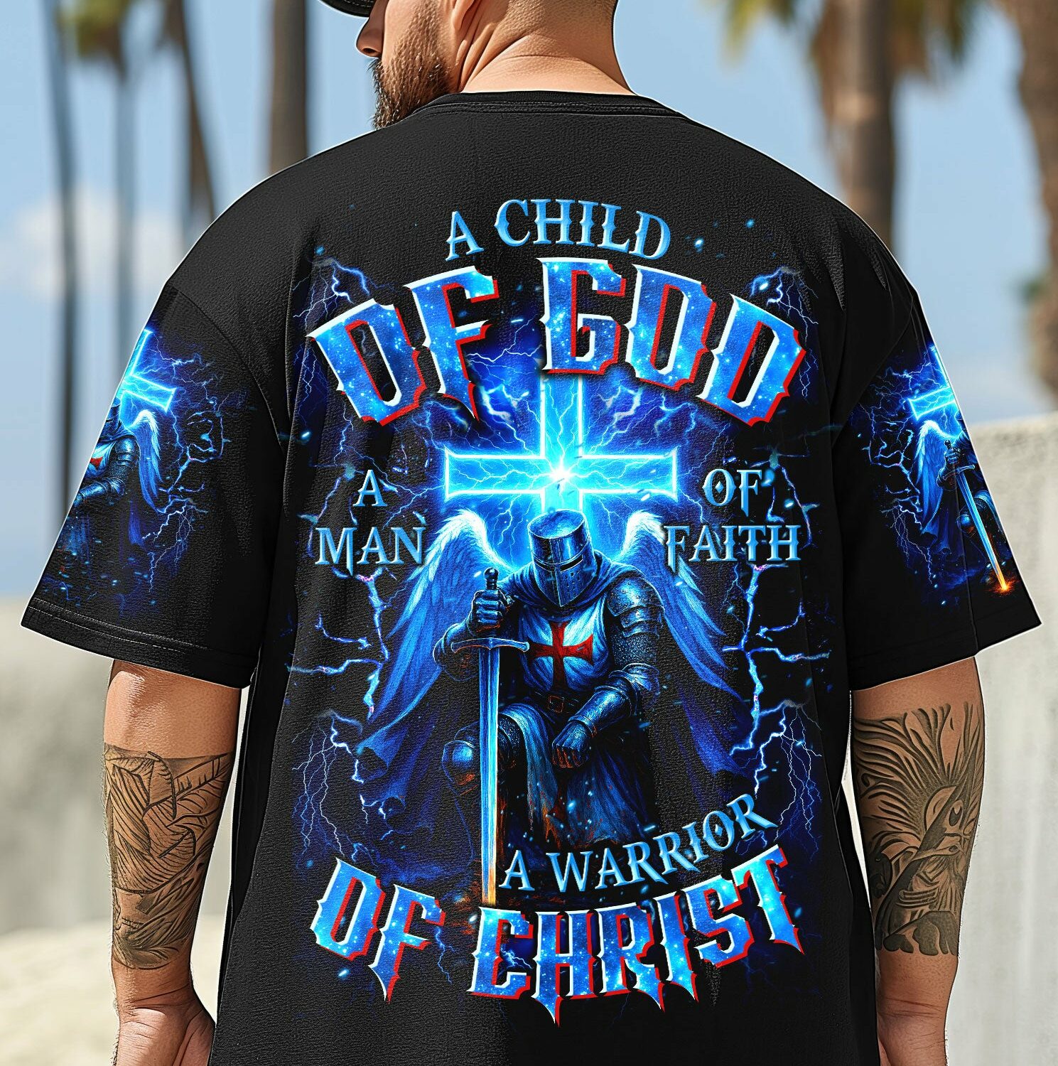 A Warrior Of Christ Warrior  Men's All Over Print Shirt - Tltr2605252