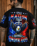 One Nation Under God Warrior Men's All Over Print Shirt - Yhhn2305251