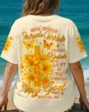 Way Maker Miracle Worker Cross Lilies Women's All Over Print Shirt - Tltw1006254