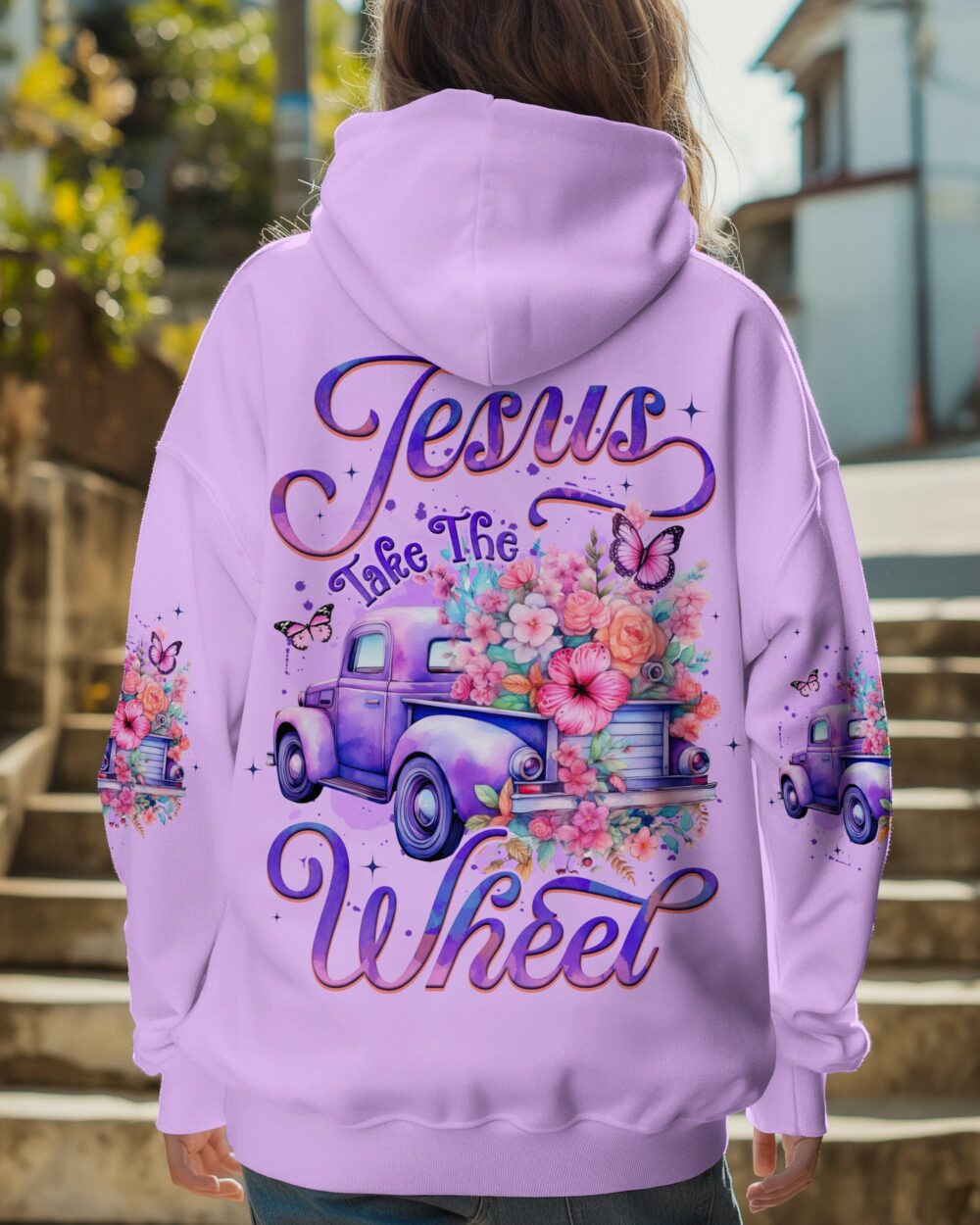 Jesus Take The Wheel Women's All Over Print Shirt - Tyqy1606253 - Image 6