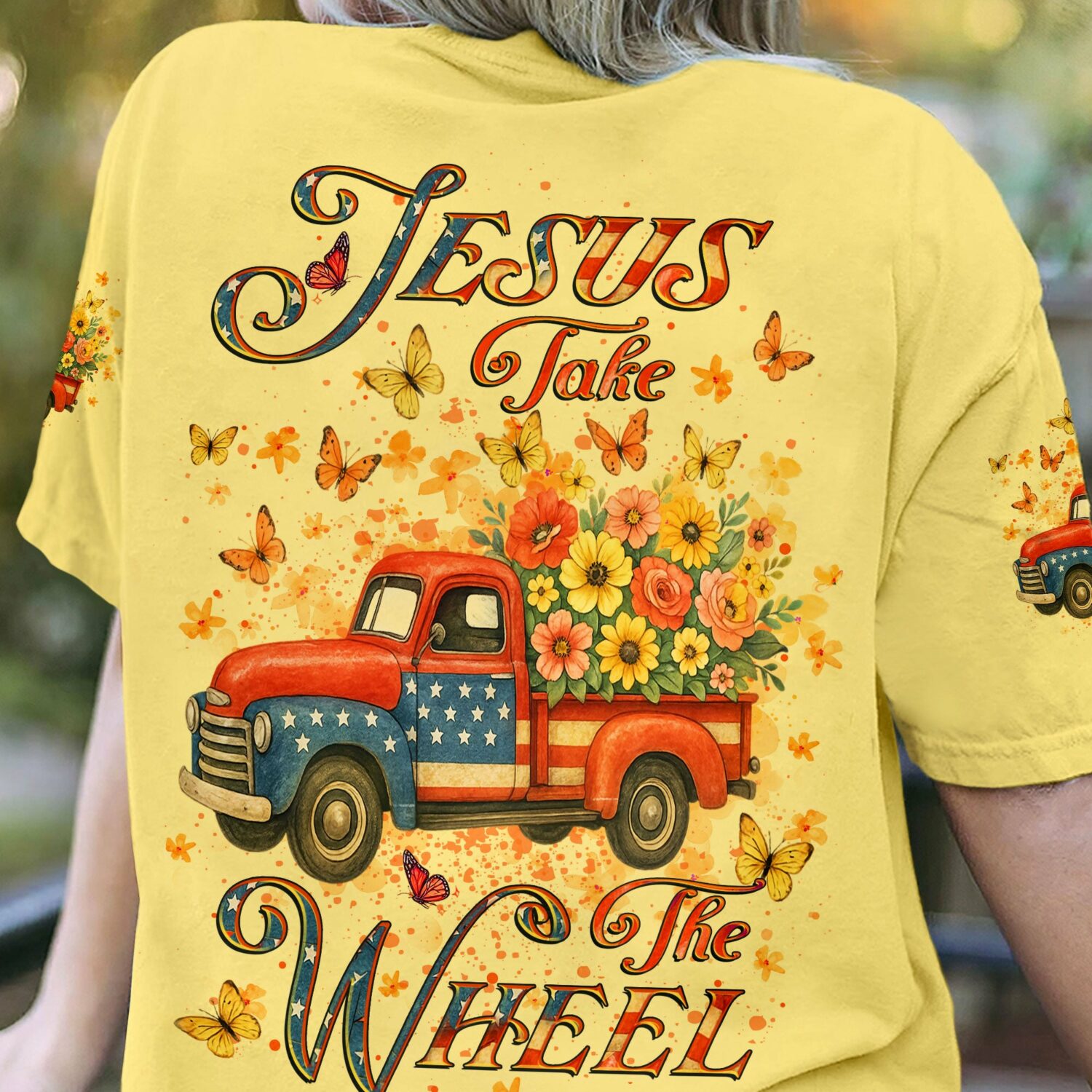 Jesus Take The Wheel Women's All Over Print Shirt - Yhlt1206254