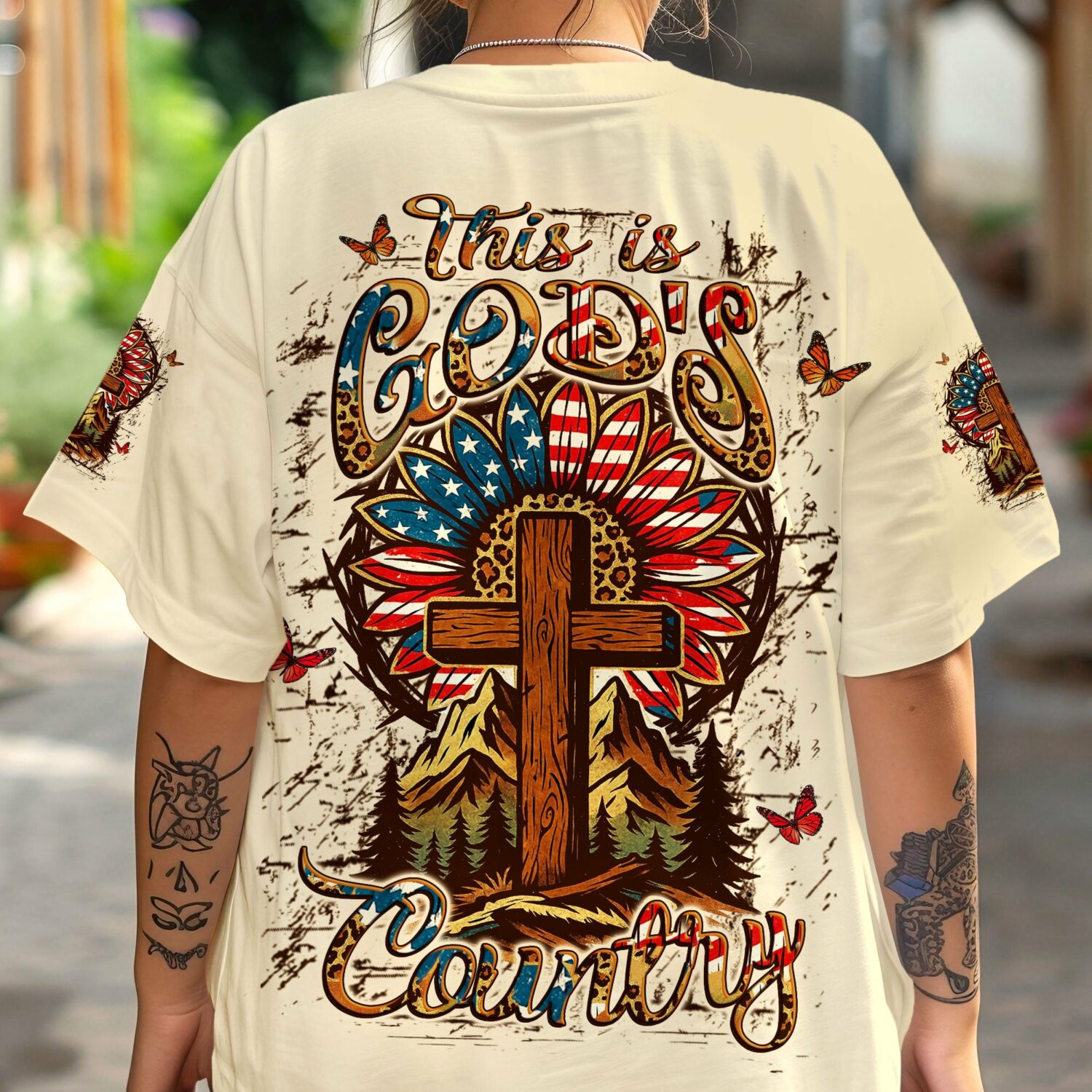 This Is God's Country Women's All Over Print Shirt - Yhlt1606252