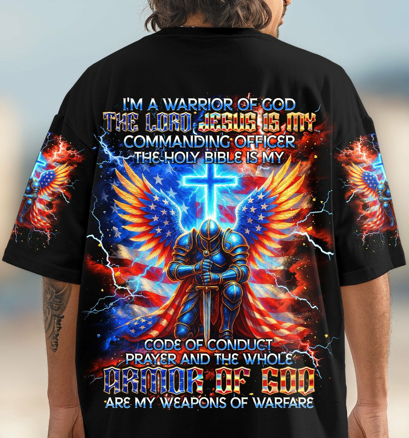 I'm A Warrior Of God Warrior Men's All Over Print Shirt  - Tlnt2205252