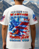 One Nation Under God Warrior Men's All Over Print Shirt - Yhhn1206253