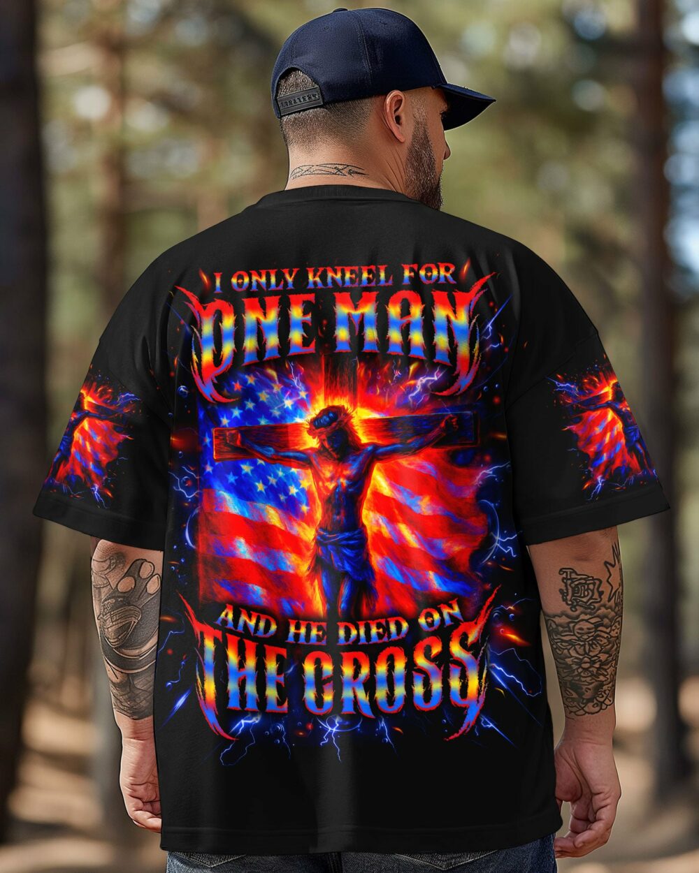 I Only Kneel For One Man Men's All Over Print Shirt - Tlno1806252 - Image 2