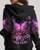 When Butterflies Appear Angels Are Near Women's All Over Print Shirt - Tlnz1806252