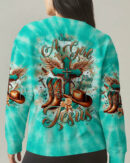 Just A Girl Who Loves Jesus Tie Dye Women's All Over Print Shirt  - Tltr1406252