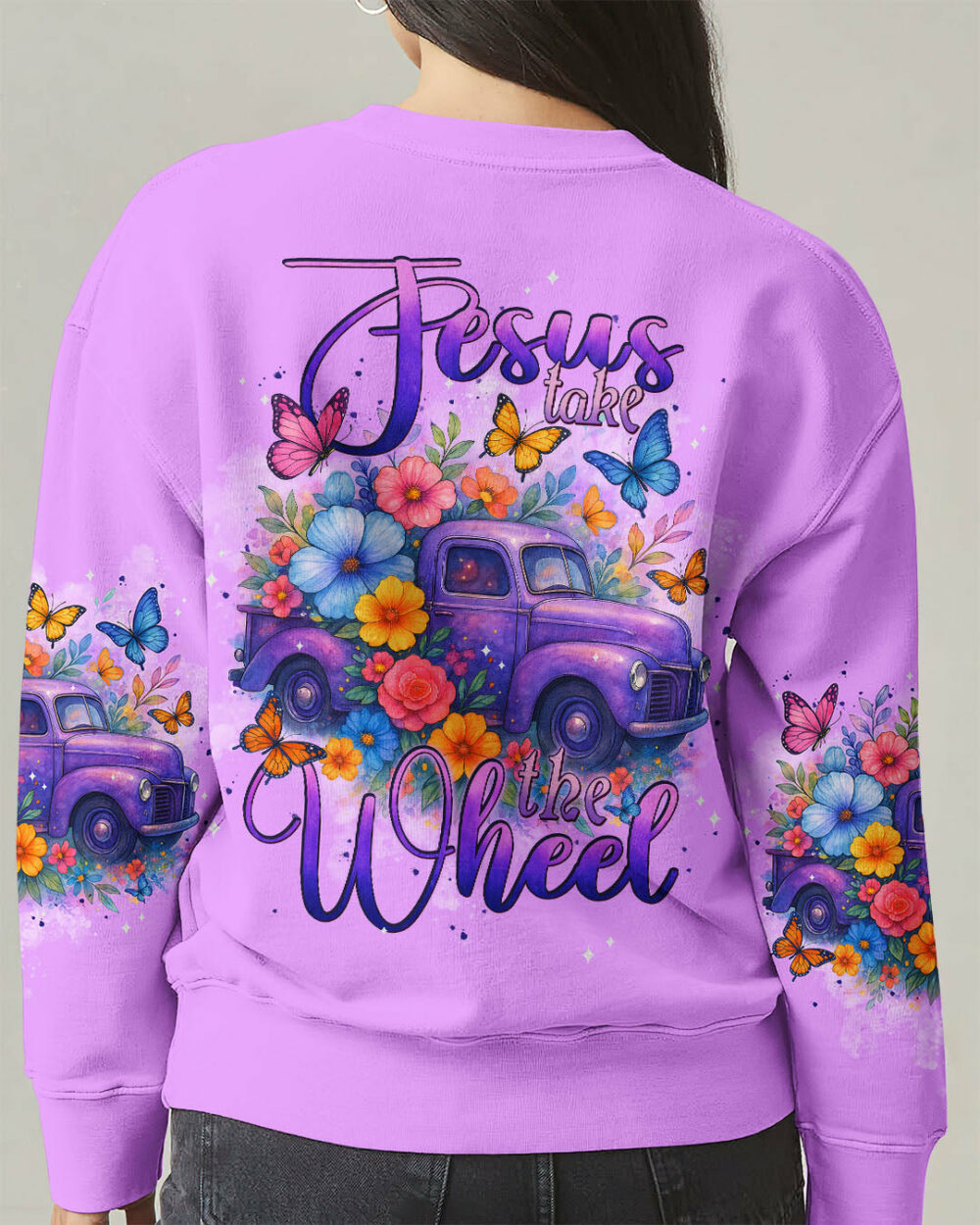 Jesus Take The Wheel Women's All Over Print Shirt - Typq1706254 - Image 9