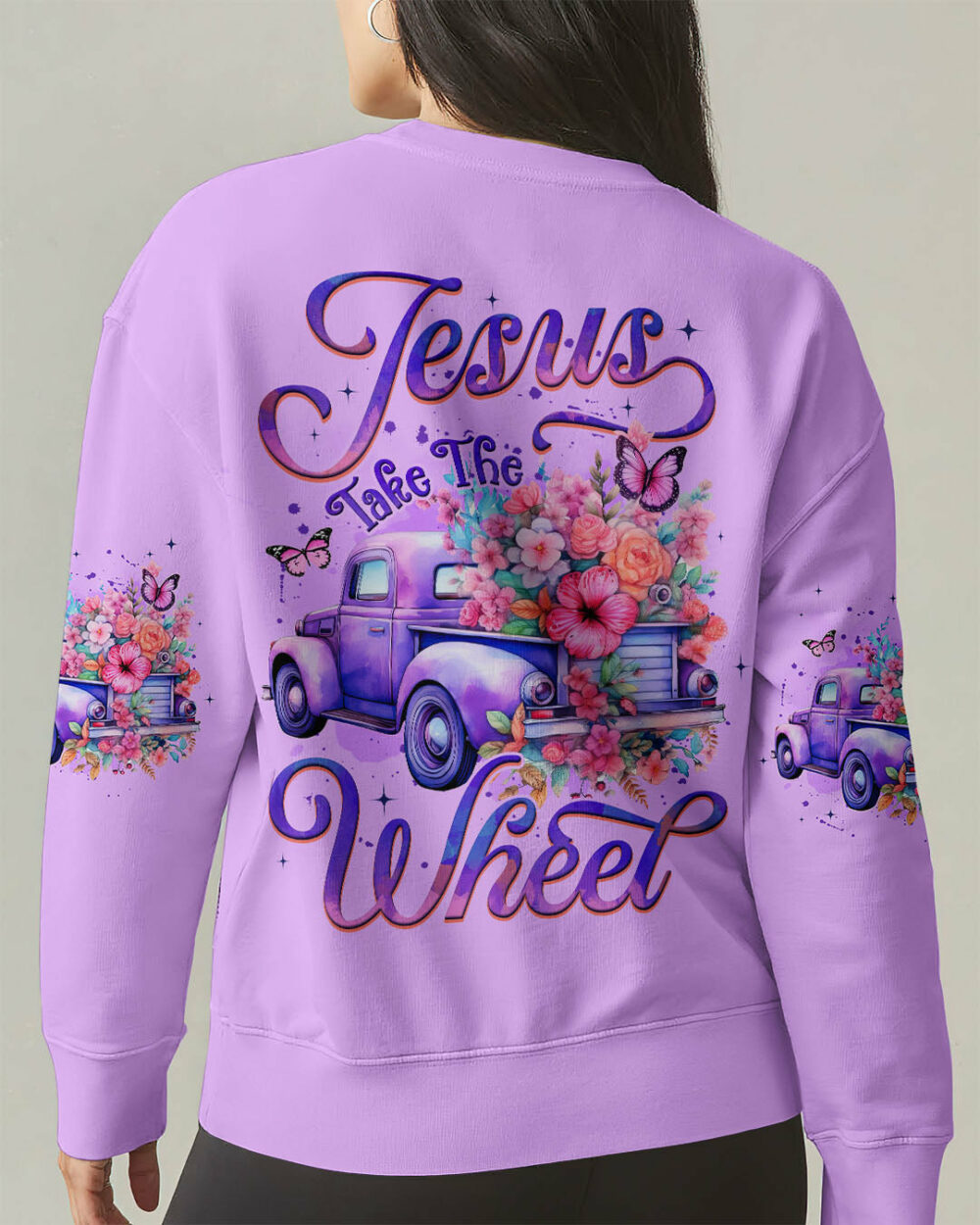 Jesus Take The Wheel Women's All Over Print Shirt - Tyqy1606253 - Image 11