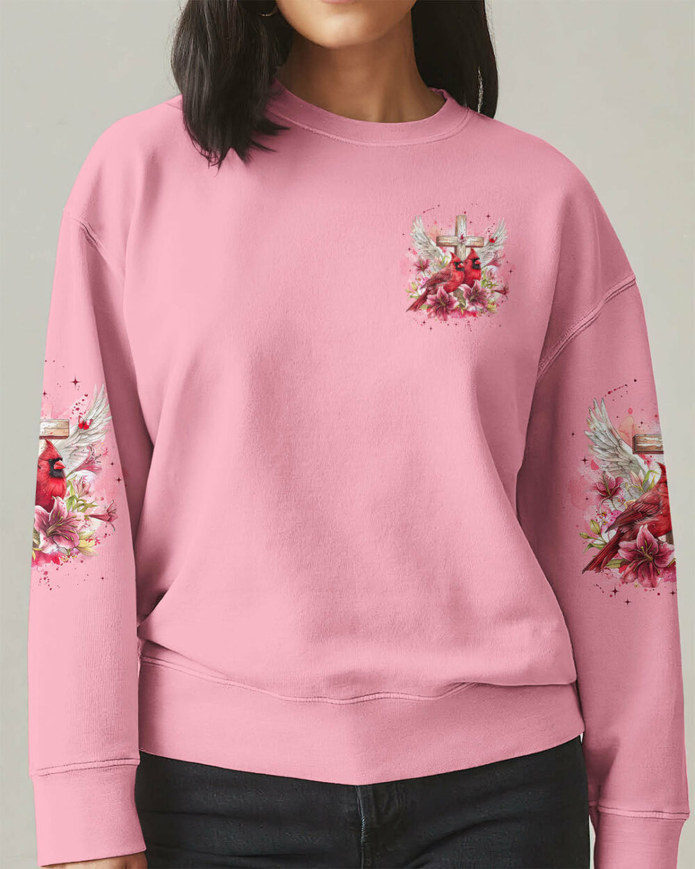 Cardinals Appear When Angels Are Near Women's All Over Print Shirt - Tyqy1806257 - Image 10