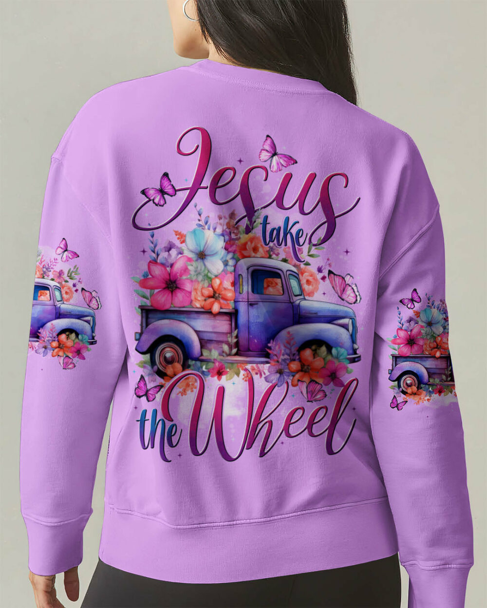 Jesus Take The Wheel Women's All Over Print Shirt - Tytd1706251 - Image 9