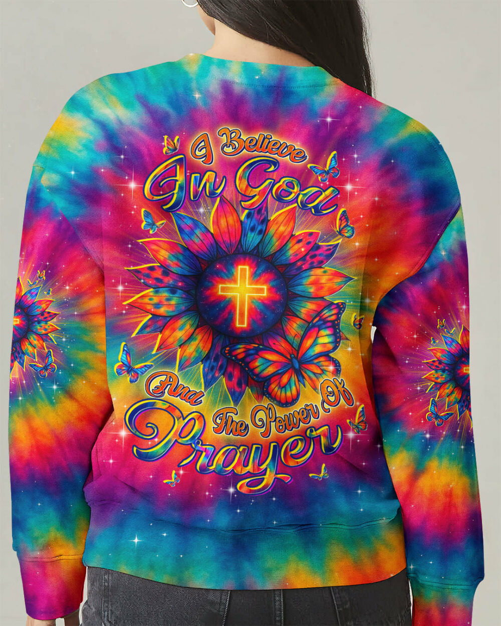 I Believe In God Women's All Over Print Shirt - Yhdu1306253 - Image 9