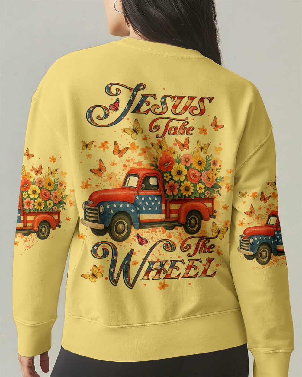 Jesus Take The Wheel Women's All Over Print Shirt - Yhlt1206254 - Image 9