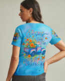 Jesus Take The Wheel Women's All Over Print Shirt - Ỵhlt1706253