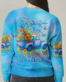 Jesus Take The Wheel Women's All Over Print Shirt - Ỵhlt1706253