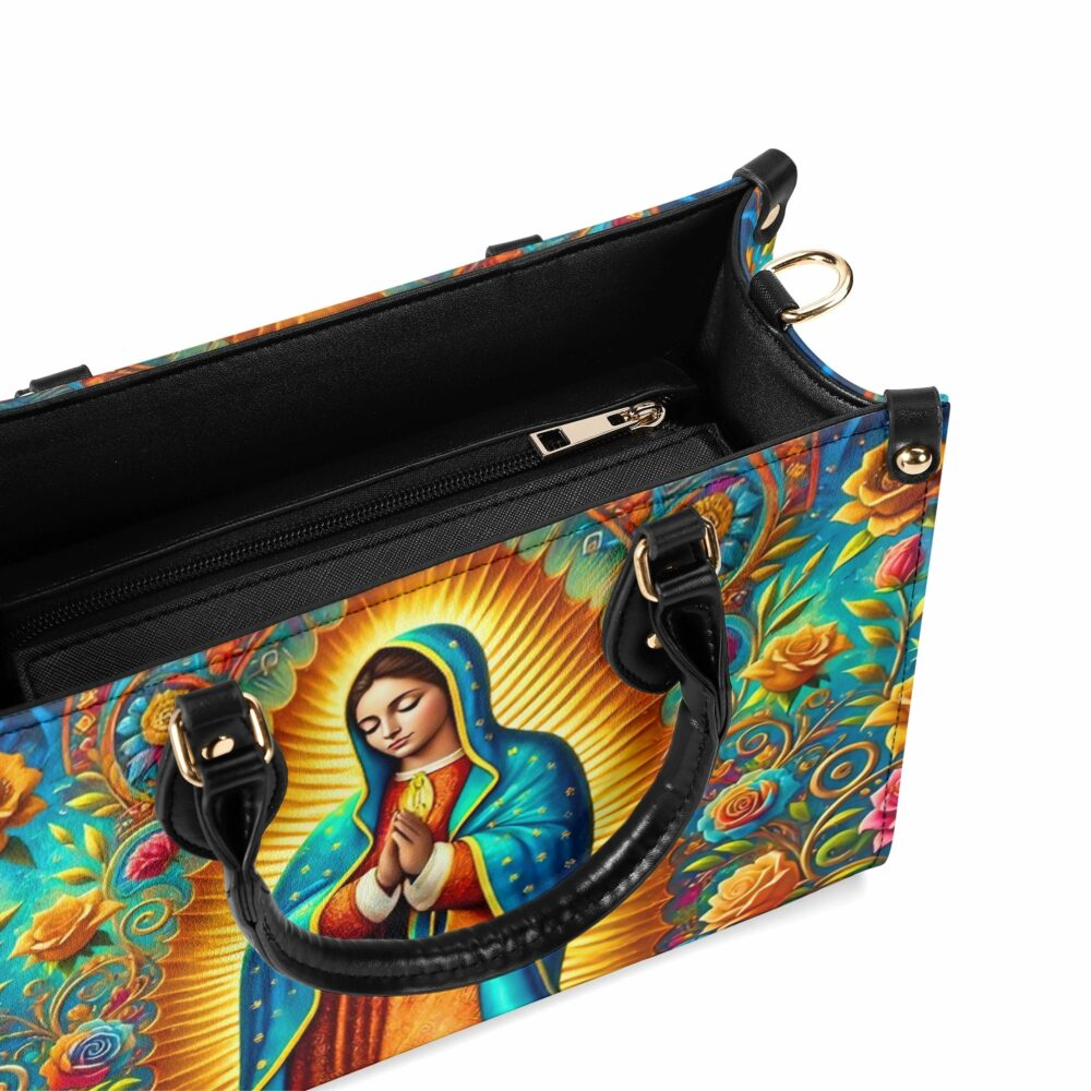 Mary Of Guadalupe Leather Handbag - Yhhn2602254 - Image 8