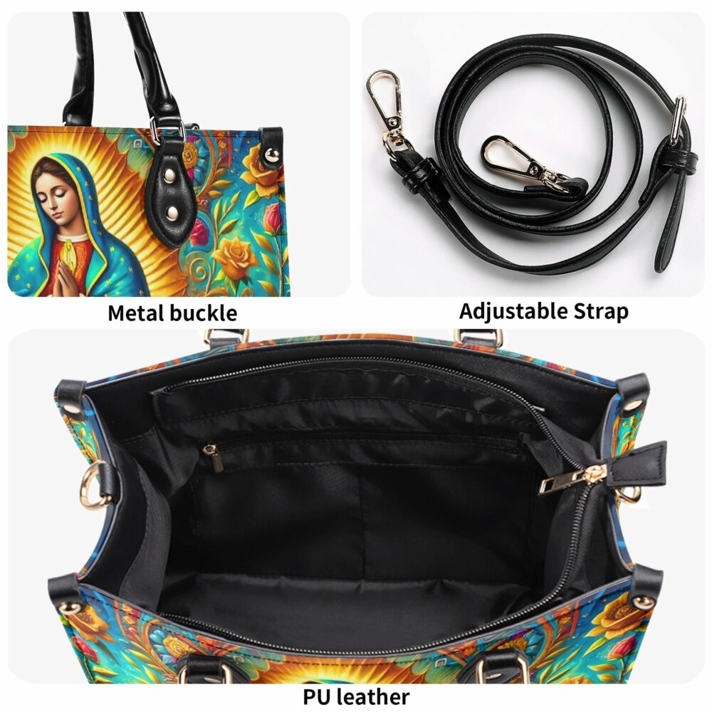 Mary Of Guadalupe Leather Handbag - Yhhn2602254 - Image 9