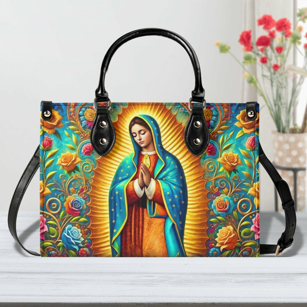 Mary Of Guadalupe Leather Handbag - Yhhn2602254 - Image 10