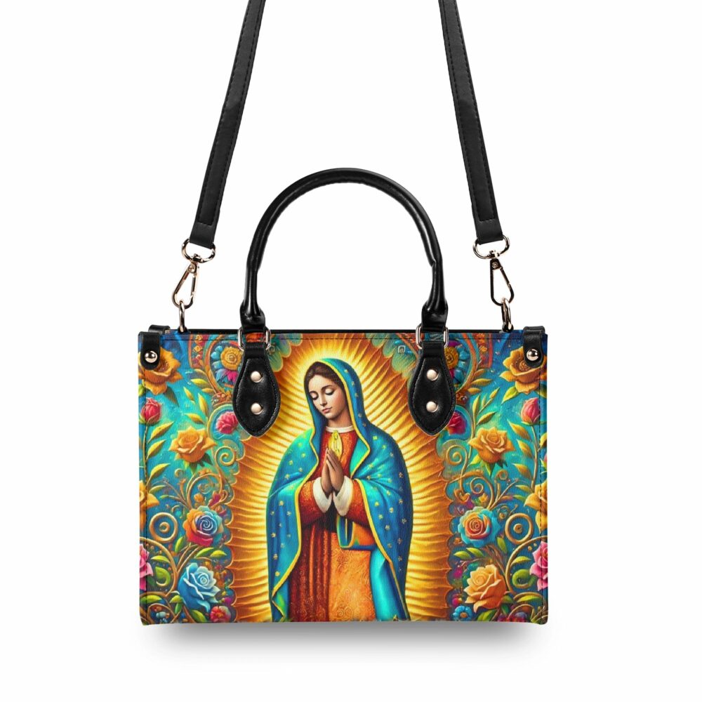 Mary Of Guadalupe Leather Handbag - Yhhn2602254 - Image 11