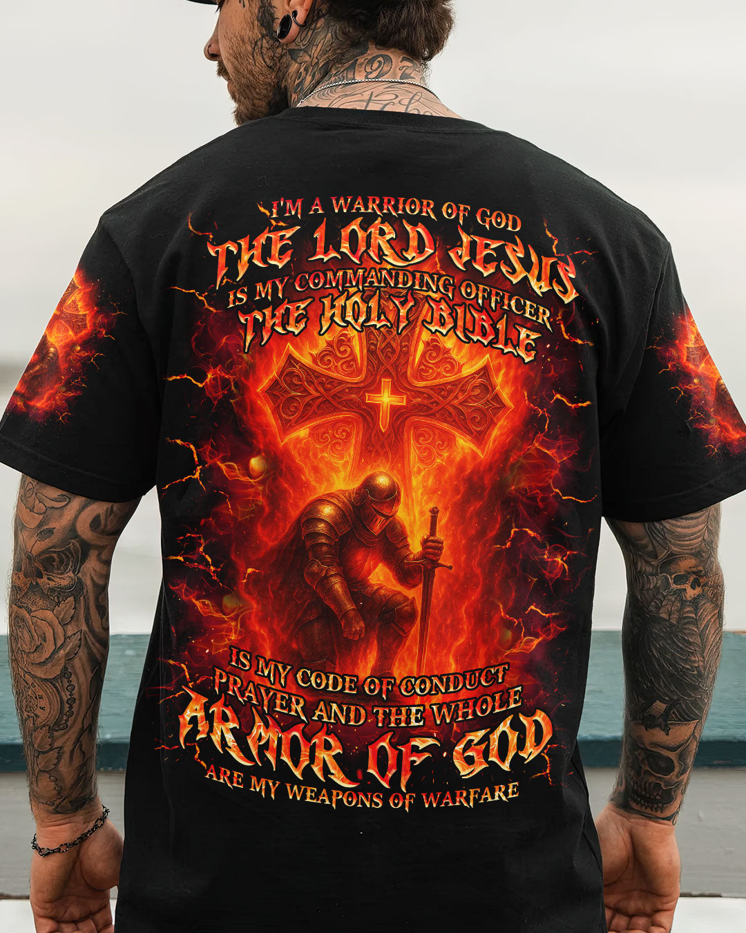 I'm A Warrior Of God Men's All Over Print Shirt  - Tlnz0606253