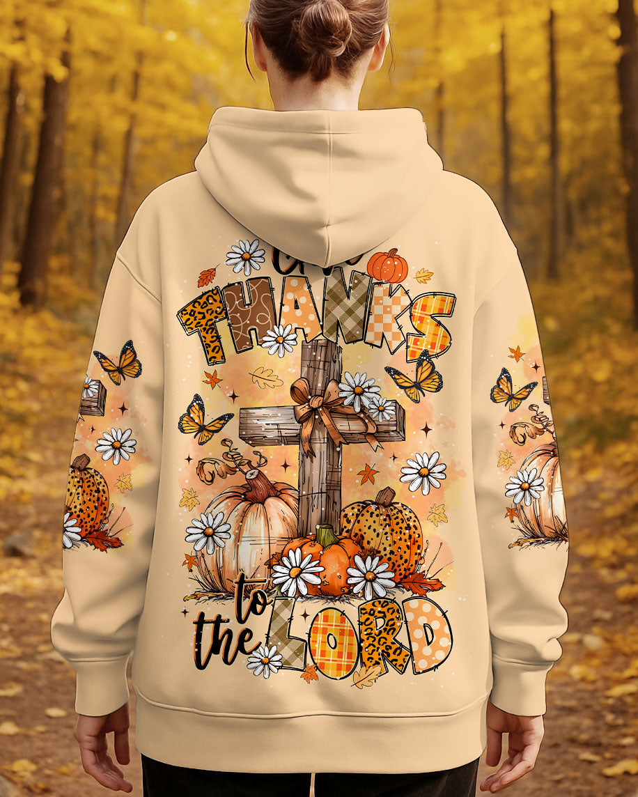 Give Thanks To The Lord Autumn Women's All Over Print Shirt   - Tltr2407252