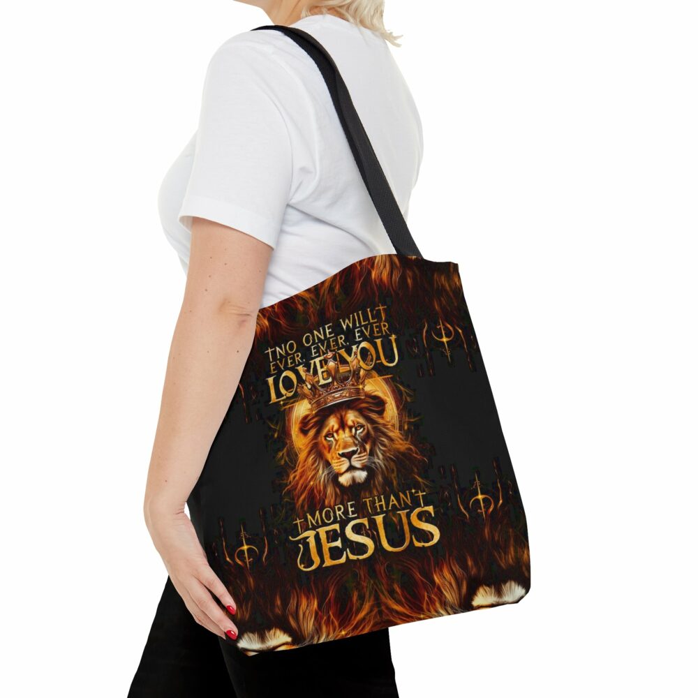 No One Will Ever Love You More Than Jesus Tote Bag - Tytm3006238 - Image 6