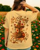 Fall For Jesus Autumn Women's All Over Print Shirt   - Tlnt1707254