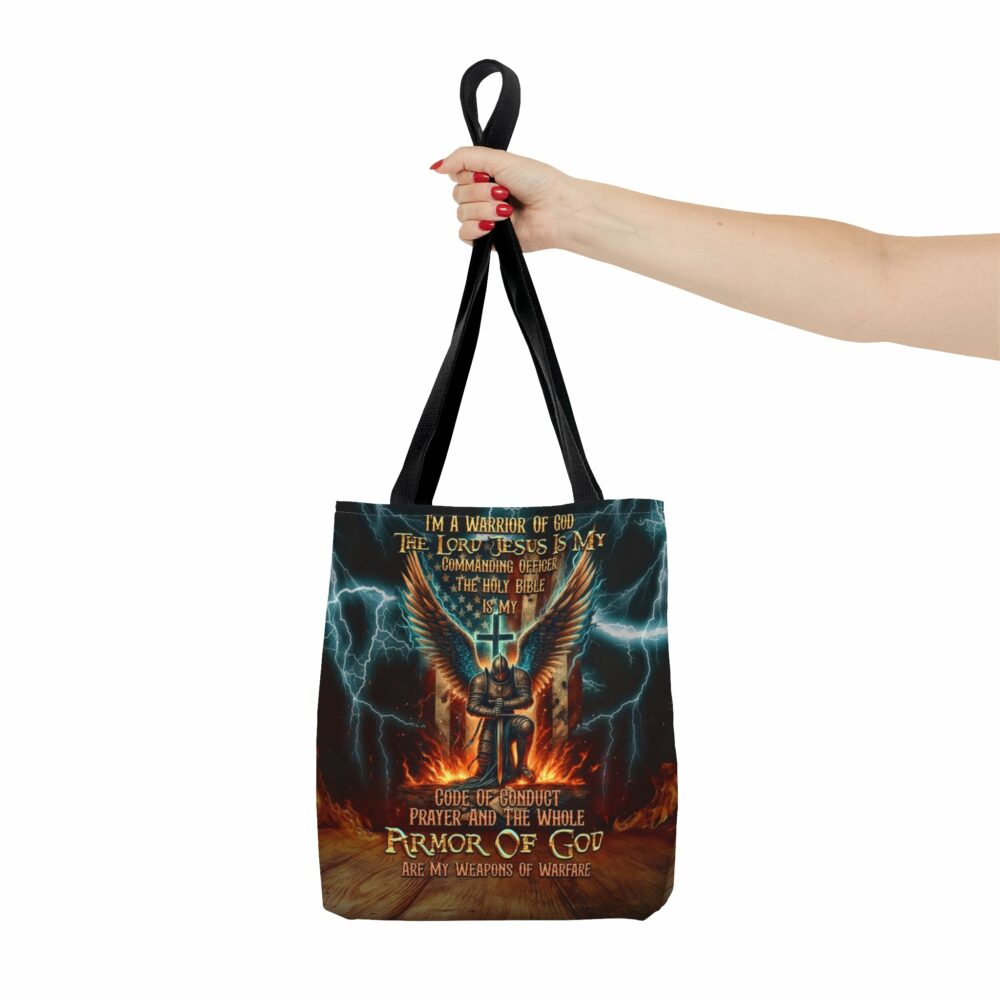 I'm A Warrior Of God Tote Bag - Tytd041123 - Image 5
