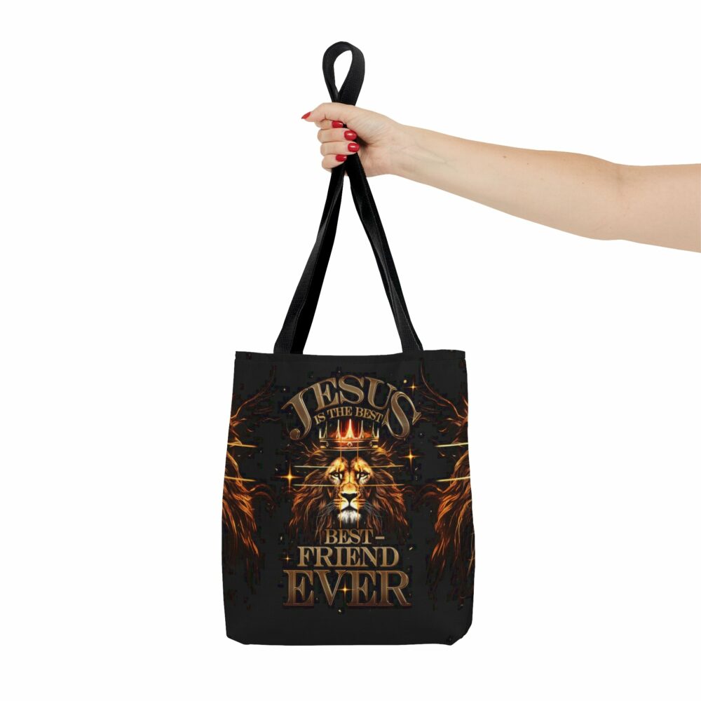 Jesus Is The Best Lion Tote Bag - Ty0207238 - Image 4