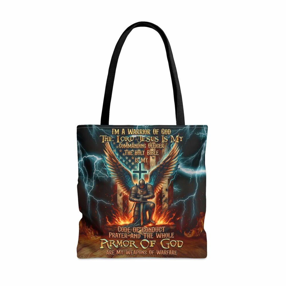 I'm A Warrior Of God Tote Bag - Tytd041123 - Image 4