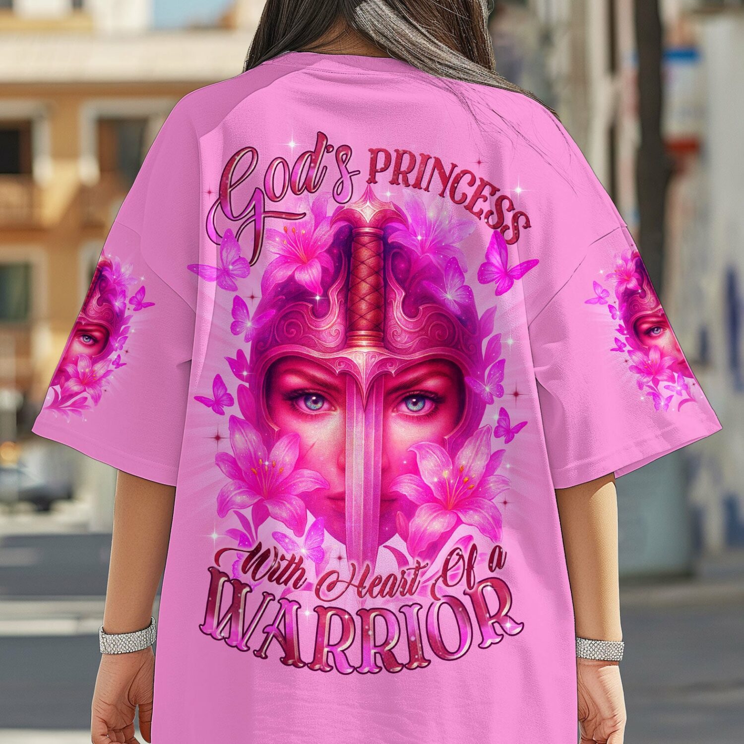 God's Princess With Heart Of A Warrior Women's All Over Print Shirt - Tltr1707253