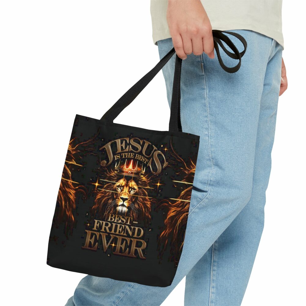 Jesus Is The Best Lion Tote Bag - Ty0207238 - Image 5