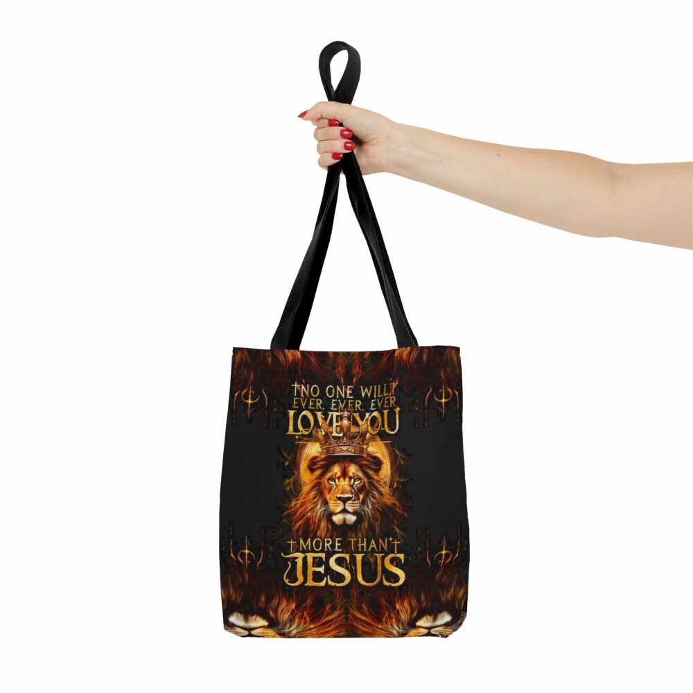 No One Will Ever Love You More Than Jesus Tote Bag - Tytm3006238 - Image 4