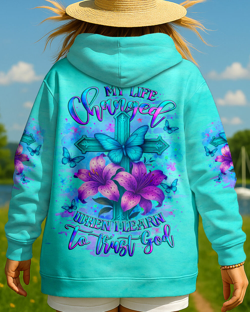 My Life Changed When I Learned To Trust God Women's All Over Print Shirt - Yhlt1707244 - Image 7