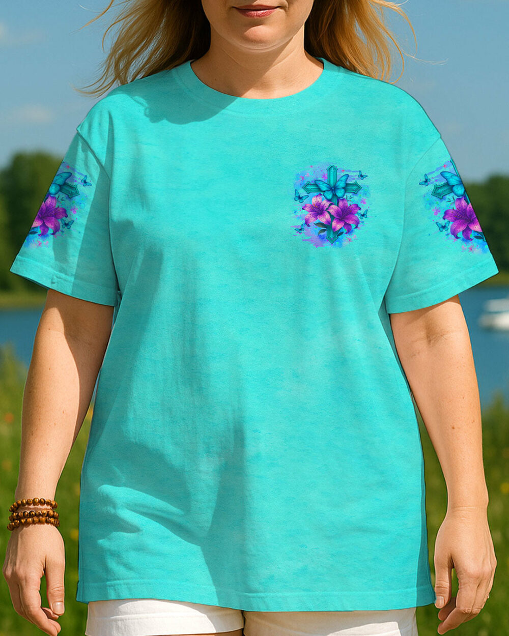 My Life Changed When I Learned To Trust God Women's All Over Print Shirt - Yhlt1707244 - Image 2
