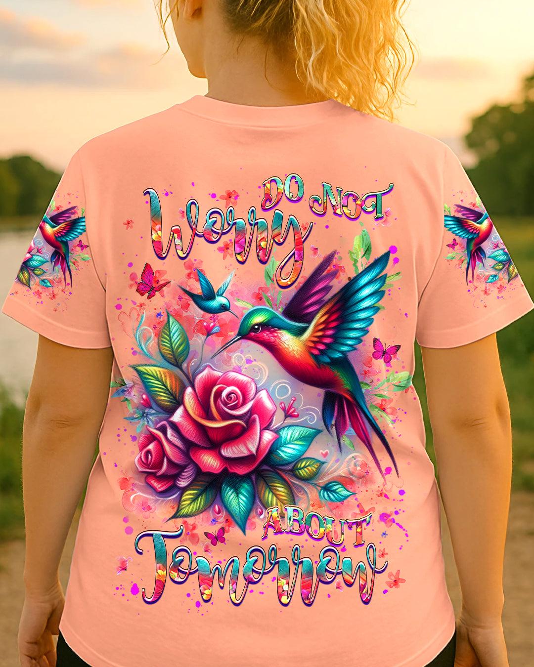 Do Not Worry About Tomorrow Women's All Over Print Shirt - Yhhg2207251
