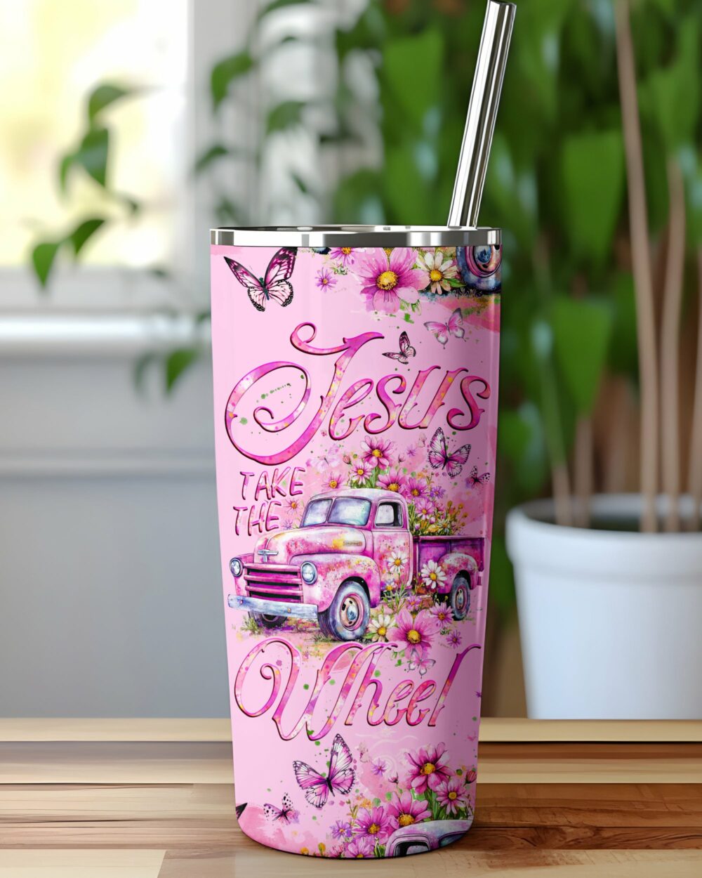 Jesus Take The Wheel Tumbler - Tyqy1604253 - Image 3