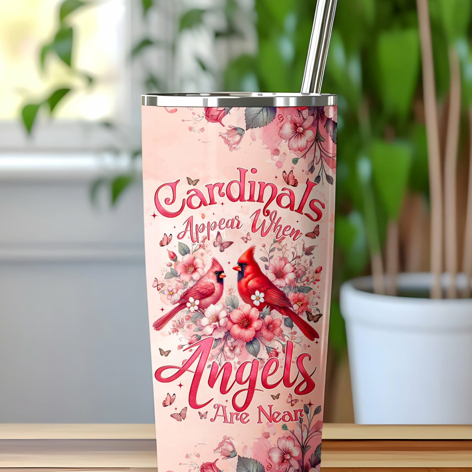 When Cardinals Appear Angels Are Near Tumbler - Tyqy1802252