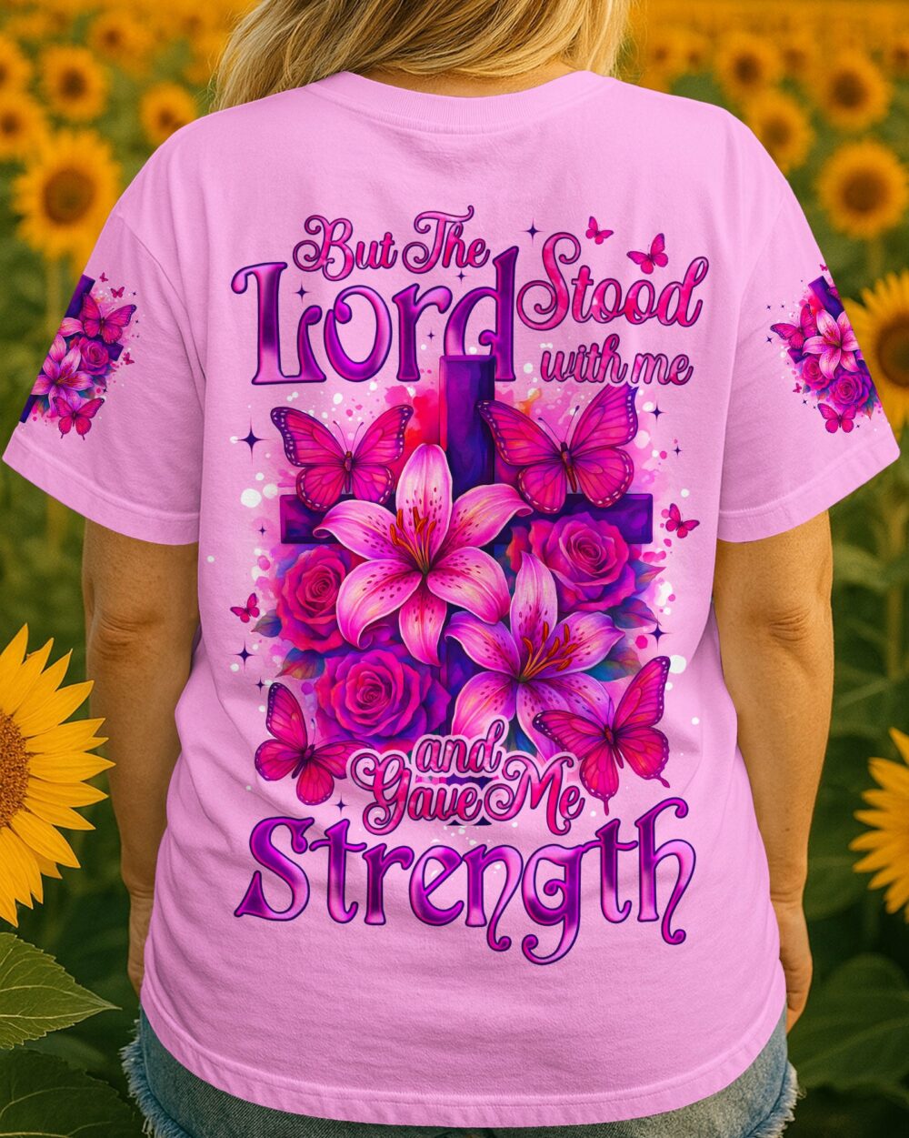 Lord Stood With Me Women's All Over Print Shirt - Tyqy2207253 - Image 2