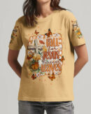 Fall For Jesus Autumn Women's All Over Print Shirt   - Tlnt1407252