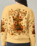 Fall For Jesus Autumn Women's All Over Print Shirt   - Tlnt1707254