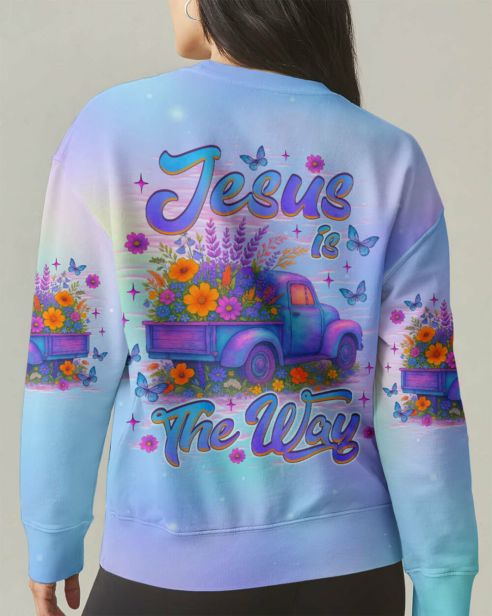 Jesus Is The Way Truck Women's All Over Print Shirt - Tlnz2407253 - Image 10
