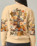 Give Thanks To The Lord Autumn Women's All Over Print Shirt   - Tltr2407252