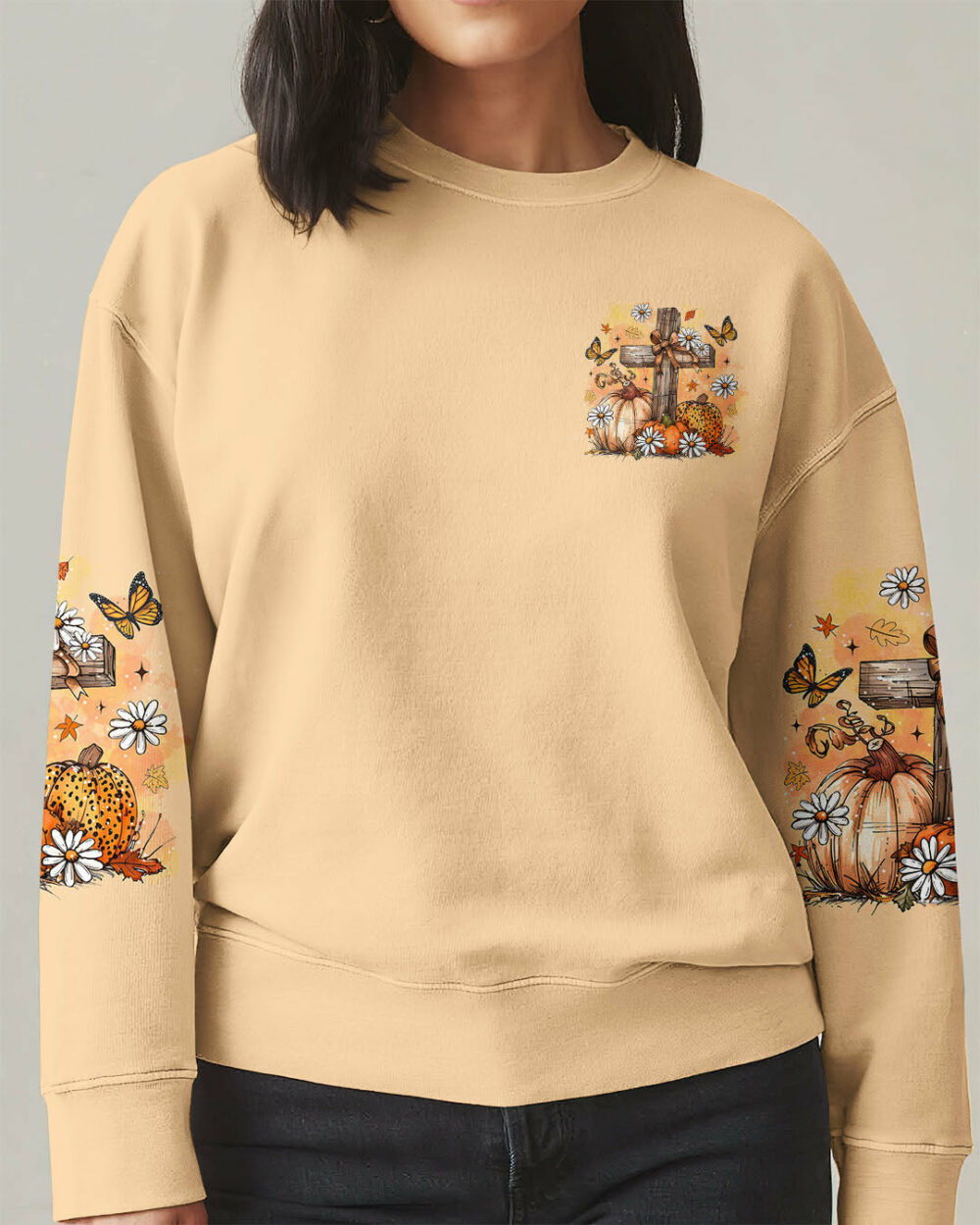 Give Thanks To The Lord Autumn Women's All Over Print Shirt   - Tltr2407252 - Image 11