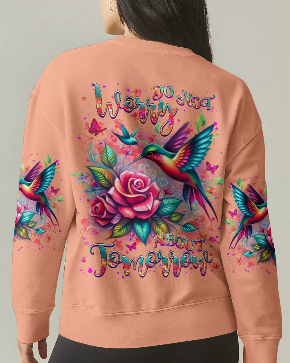 Do Not Worry About Tomorrow Women's All Over Print Shirt - Yhhg2207251 - Image 10