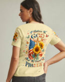 I Believe In God Sunflower Women's All Over Print Shirt - Yhhg2207252