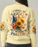 I Believe In God Sunflower Women's All Over Print Shirt - Yhhg2207252